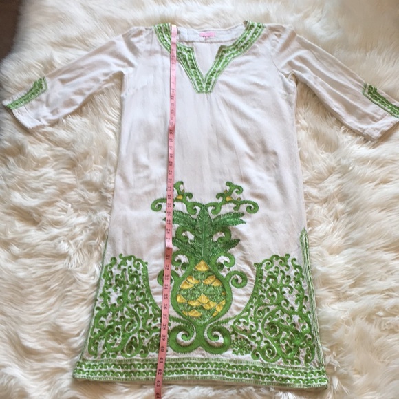 Lilly Pulitzer Vintage Green/Yellow Beaded Maxi Dress - Picture 4 of 16